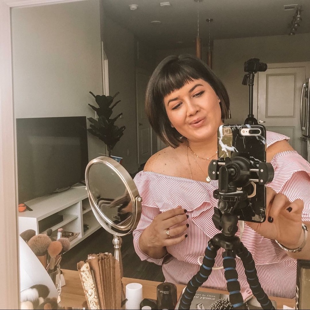 Plus Size Half Side Sleeve Pink Red Blouse